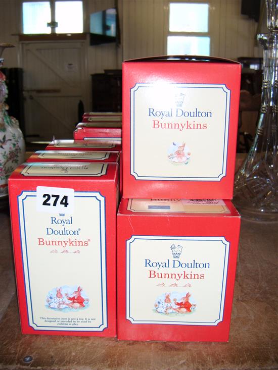 9 Royal Doulton figures